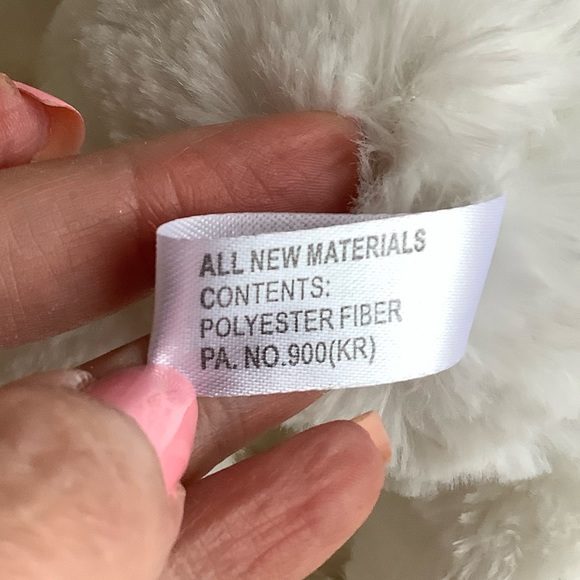 Steven Smith Stuffed Animal Inc White Plush Bear Stuffed Animal Toy - Picture 8 of 8